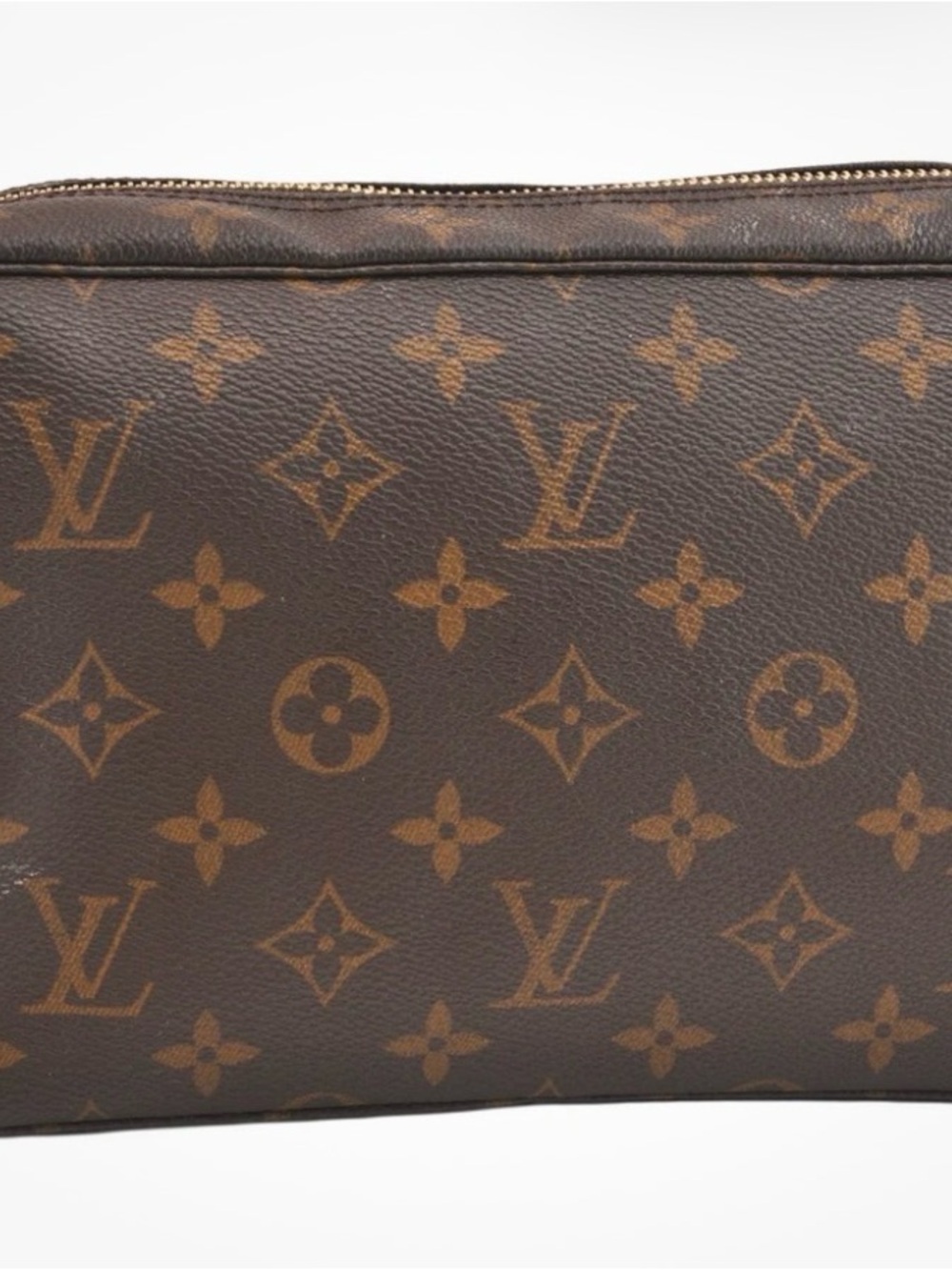Authentic Louis Vuitton Trousse Toukette 23 Monogram Zipper Pouch